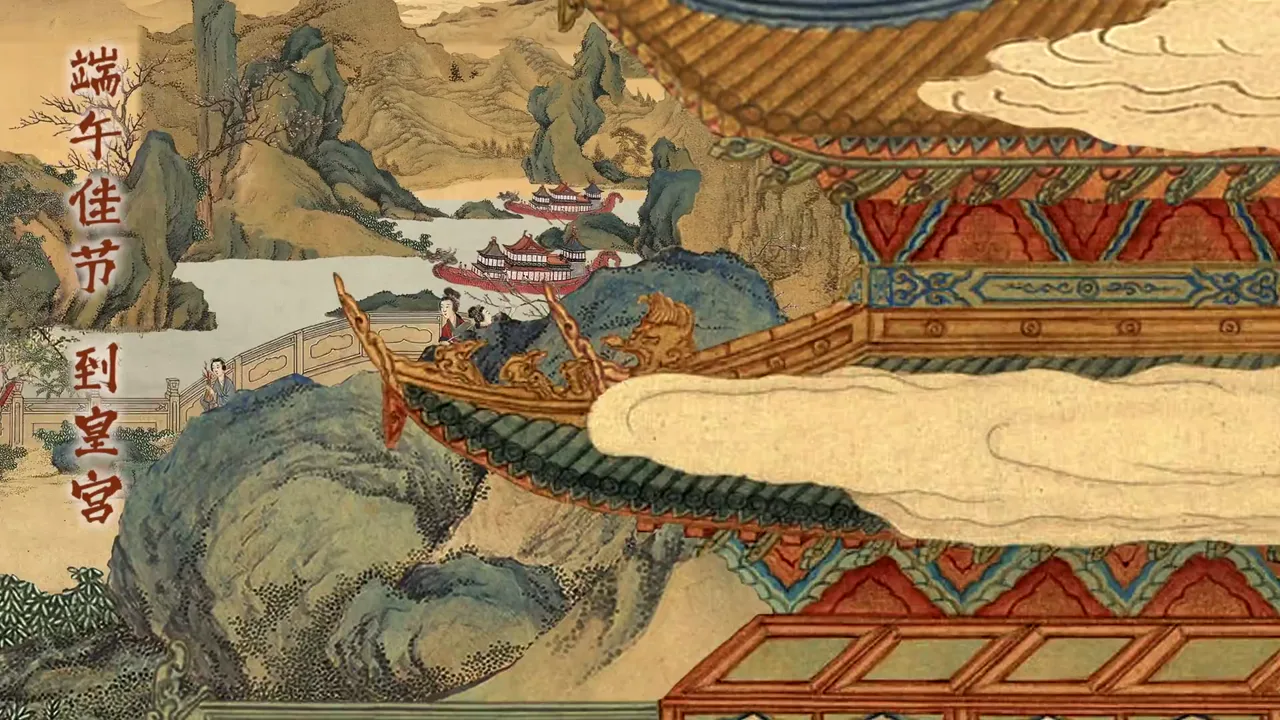 伊利谷粒多与自得琴社端午广告片画面